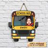 Personalized Door Sign - Gift For School Bus Driver - School Bus Driver Life